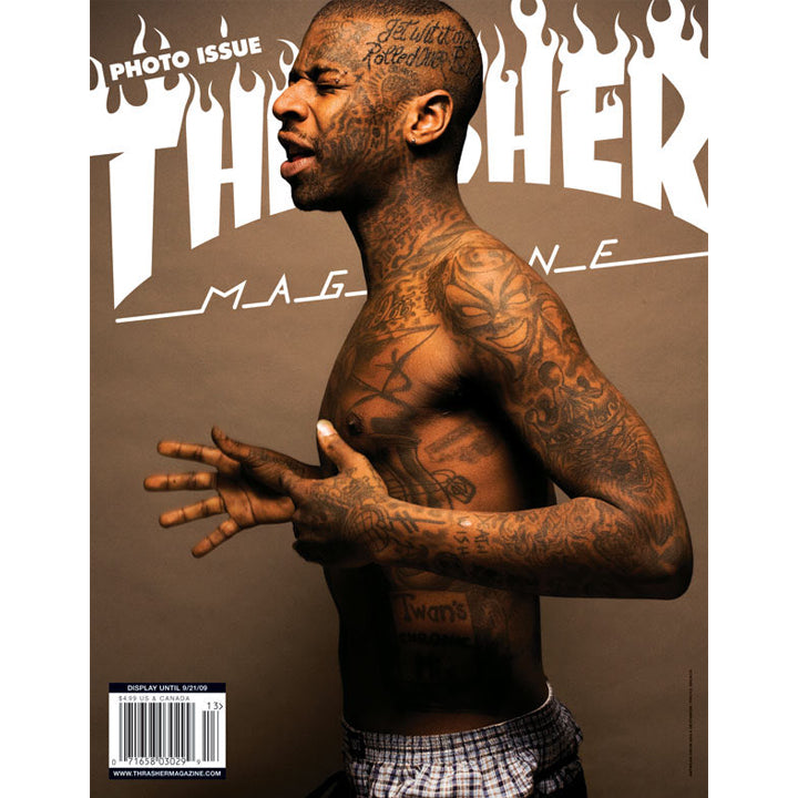 A high-quality archival matte paper print featuring Antwuan Dixon’s iconic portrait, as seen on the cover of Thrasher Magazine. Captured by renowned skate photographer David Broach, this striking image highlights Dixon’s undeniable presence and raw style. Printed on premium archival matte paper for exceptional detail and longevity, making it a must-have for skateboarding enthusiasts, collectors, and fans of iconic skate photography.