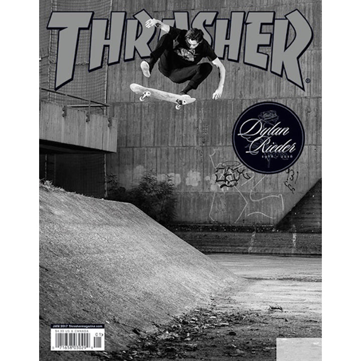 A high-quality archival matte paper print featuring Dylan Rieder’s legendary frontside heelflip off a bump in Germany, as seen on the iconic Thrasher tribute cover. Captured by renowned skate photographer David Broach, this image immortalizes Dylan’s effortless style and powerful execution. Printed on premium archival matte paper for exceptional detail and longevity, making it a must-have for skateboarding enthusiasts, collectors, and art lovers alike.